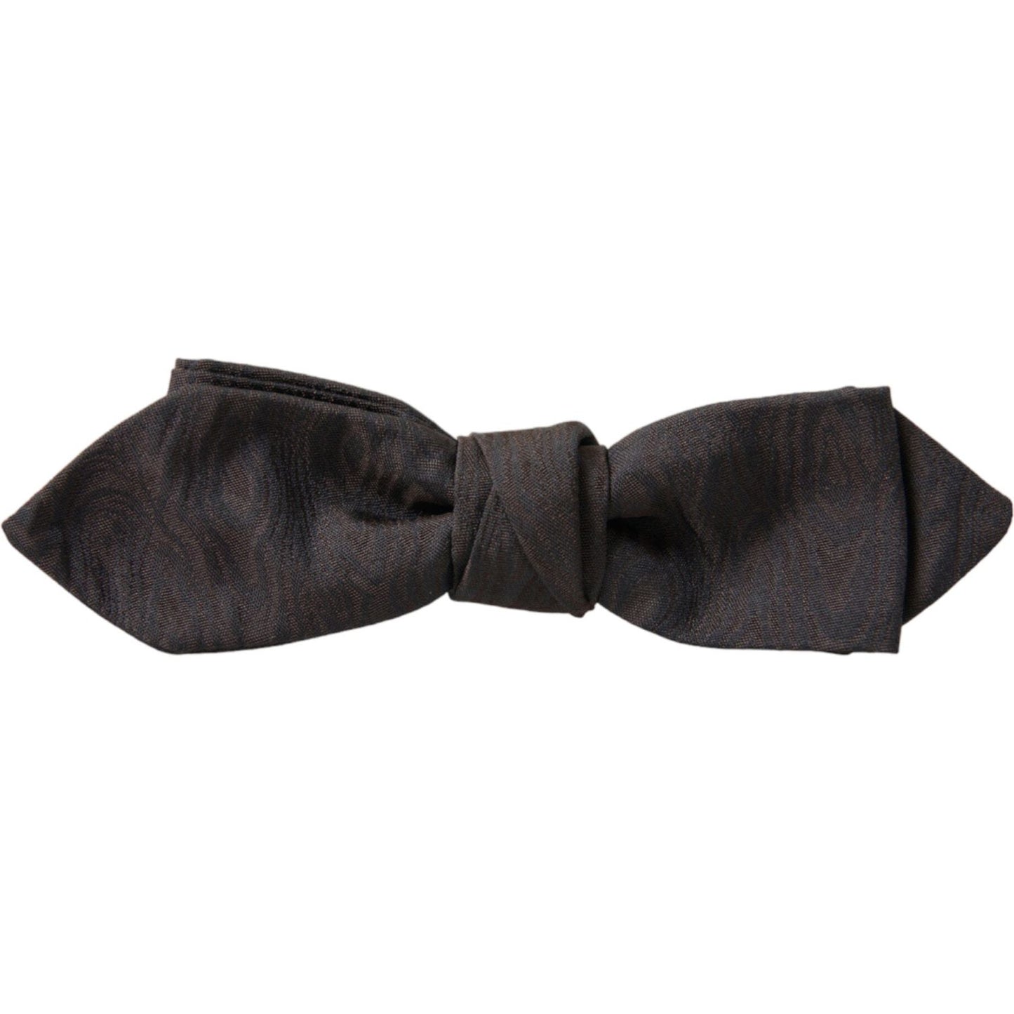 Dolce & Gabbana Elegant Brown Silk Blend Bow Tie Dolce & Gabbana