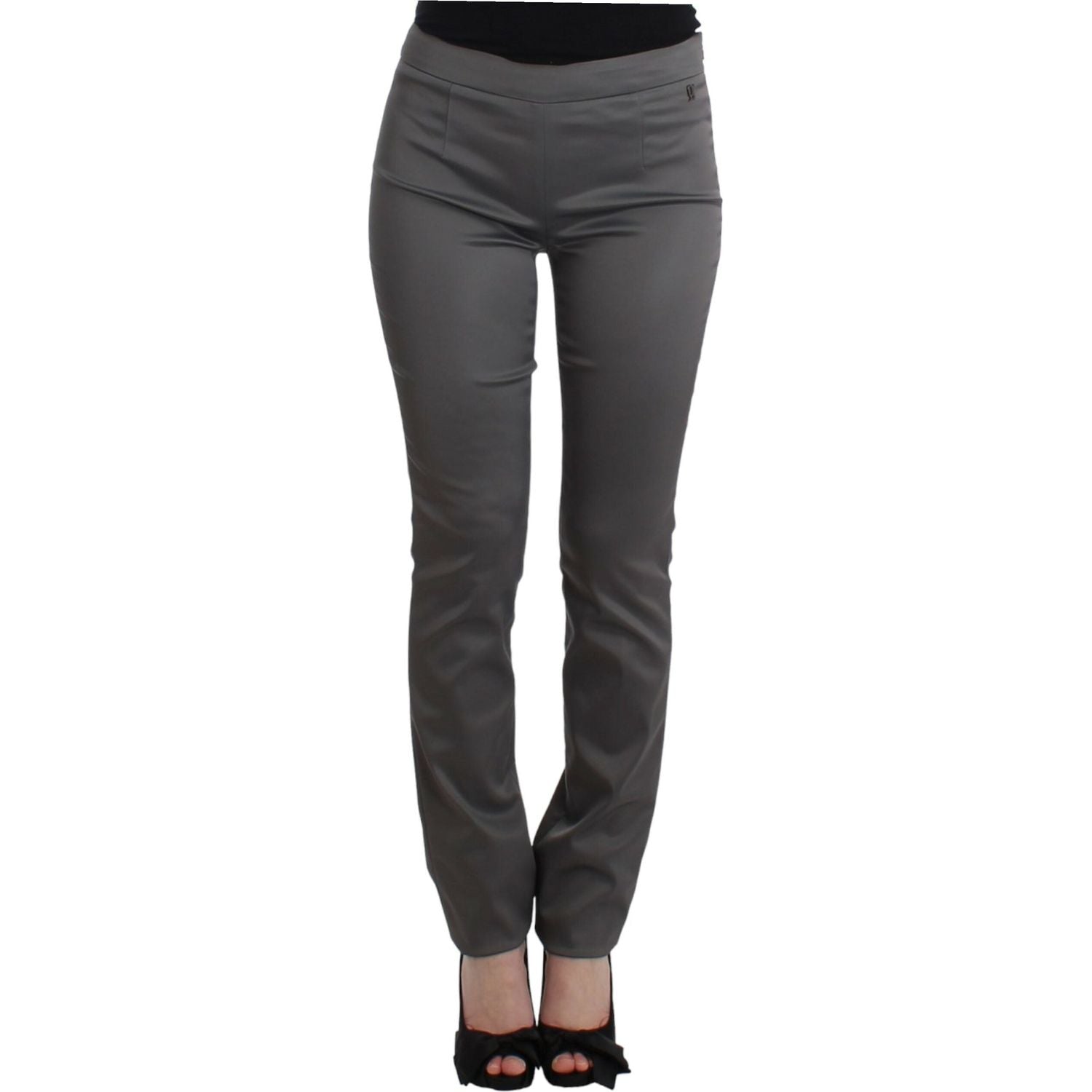 John Galliano Gray slim fit pants
