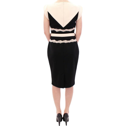 Cavalli Black lace sheath dress