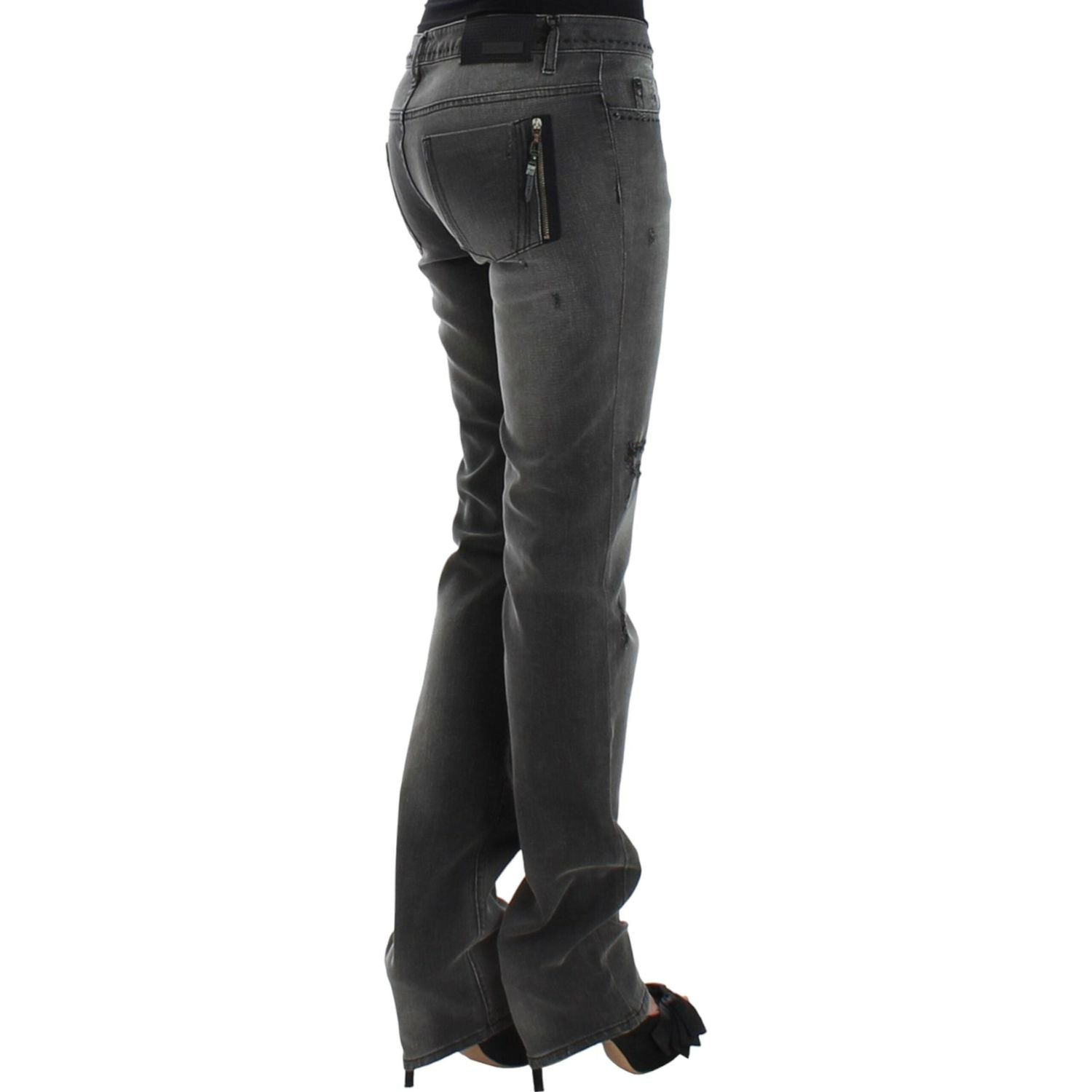 Costume National Gray straight leg jeans