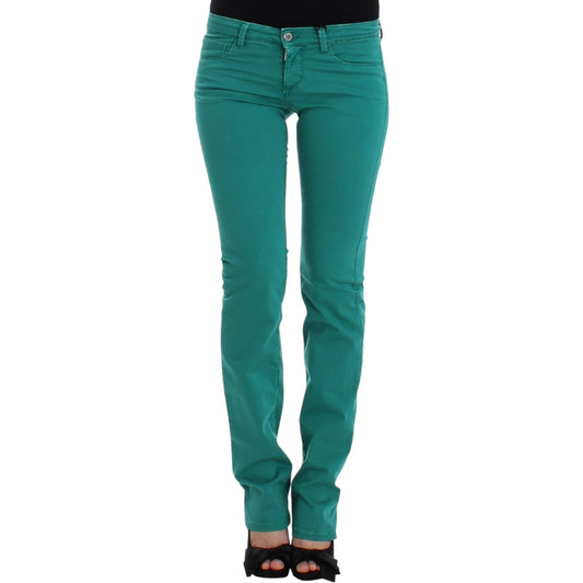 Costume National Green straight leg jeans