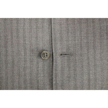 Dolce & Gabbana Gray Striped Wool Single Breasted Vest 1728,67345645728,Clothing,Dolce & Gabbana,Gray,IT48 | M,Material: 100% Wool,Men,Men - Clothing,New with tags,Suits & Blazers - Clothing,Vests - Men - Clothing,Waistcoats - Suits & Blazers - Clothing