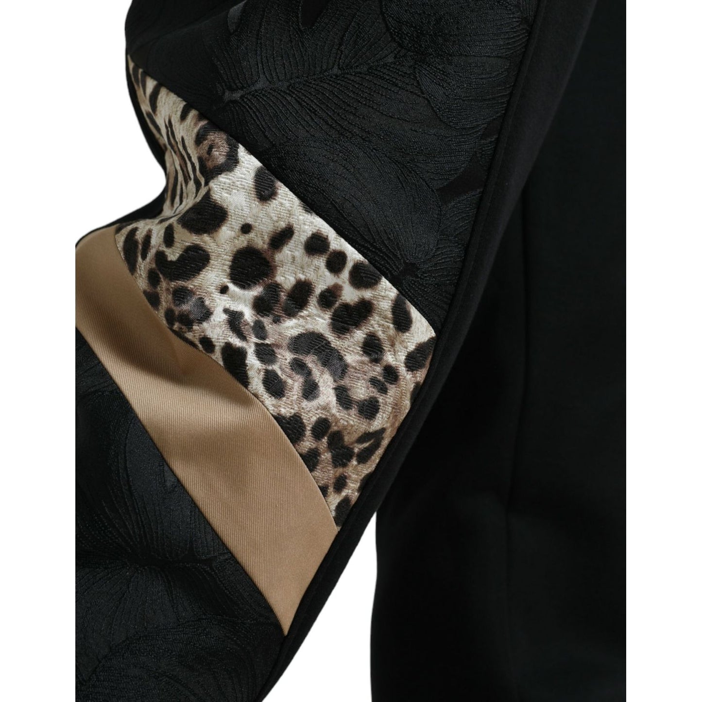 Dolce & Gabbana Black Cotton Slim Stretch Jogger Pants