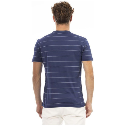 Baldinini Trend Blue Cotton Men T-Shirt