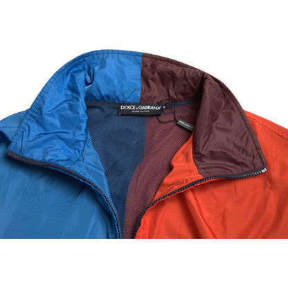 Dolce & Gabbana Multicolor Color Windbreaker Jacket 1728,67345645728,Clothing,Dolce & Gabbana,IT48 | M,IT50 | L,Jackets & Coats - Clothing,Jackets - Men - Clothing,Material: 54% Polyester 46% Nylon,Men,Men - Clothing,Multicolor,New with tags,Rain Coats -