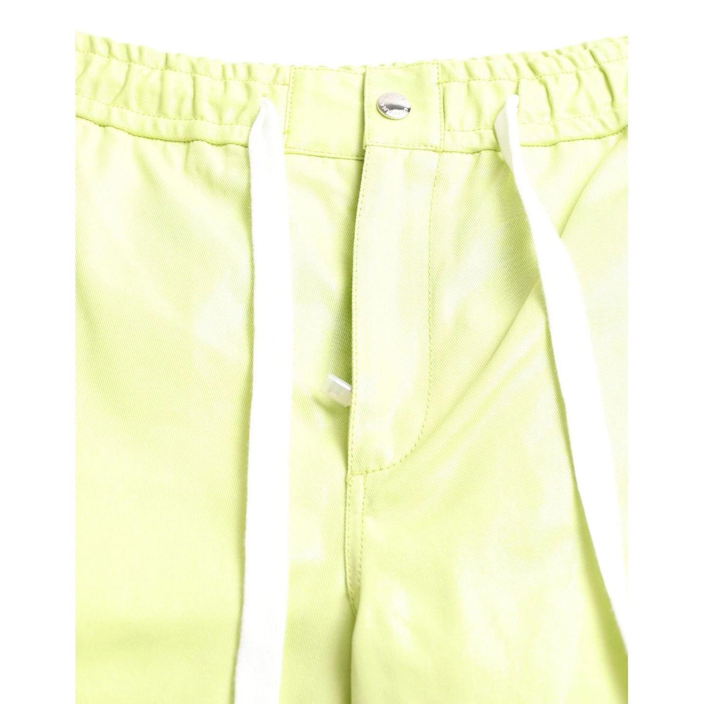 Dolce & Gabbana Light Green Cotton Men Cargo Bermuda Shorts