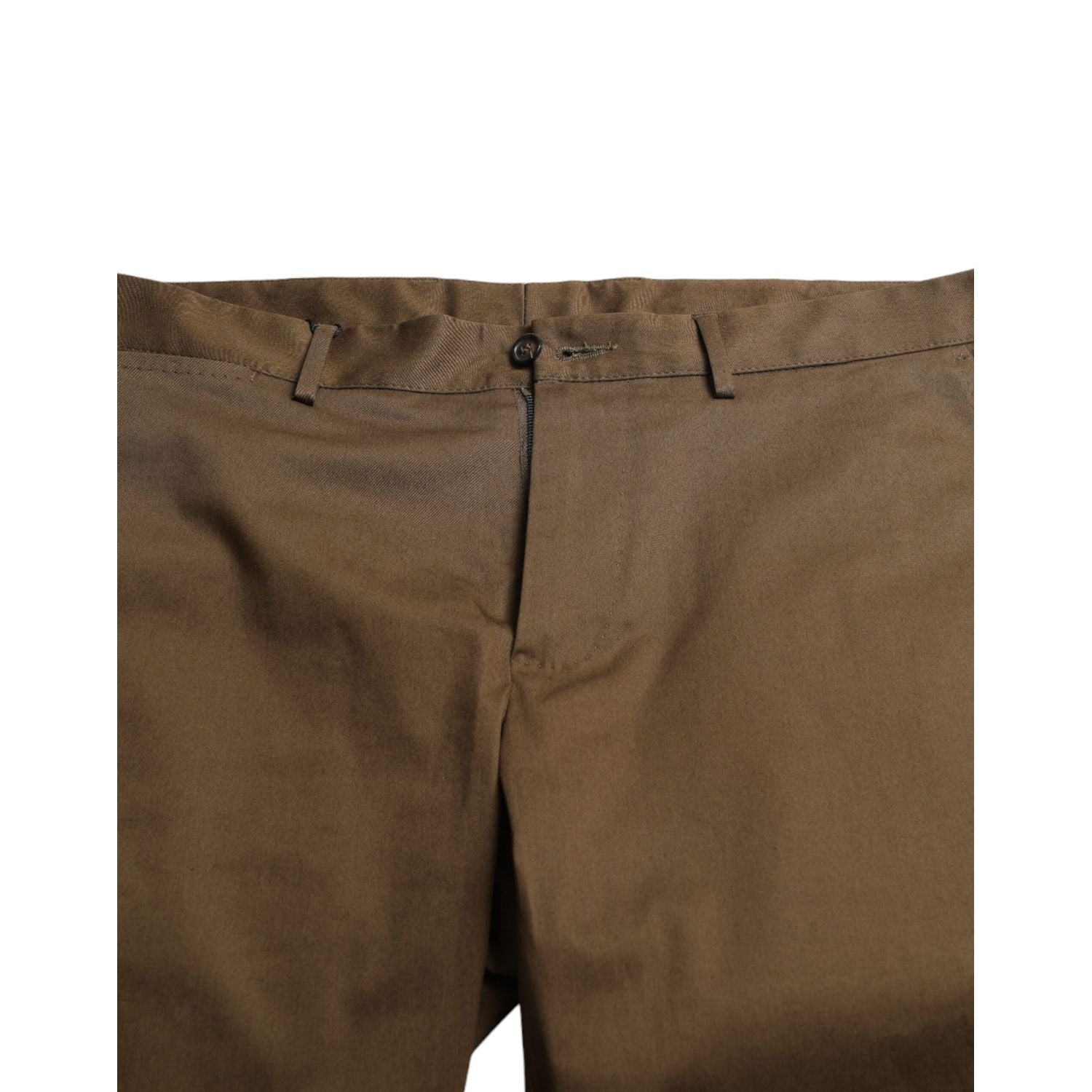 Dolce & Gabbana Brown Cotton Stretch Men Bermuda Shorts