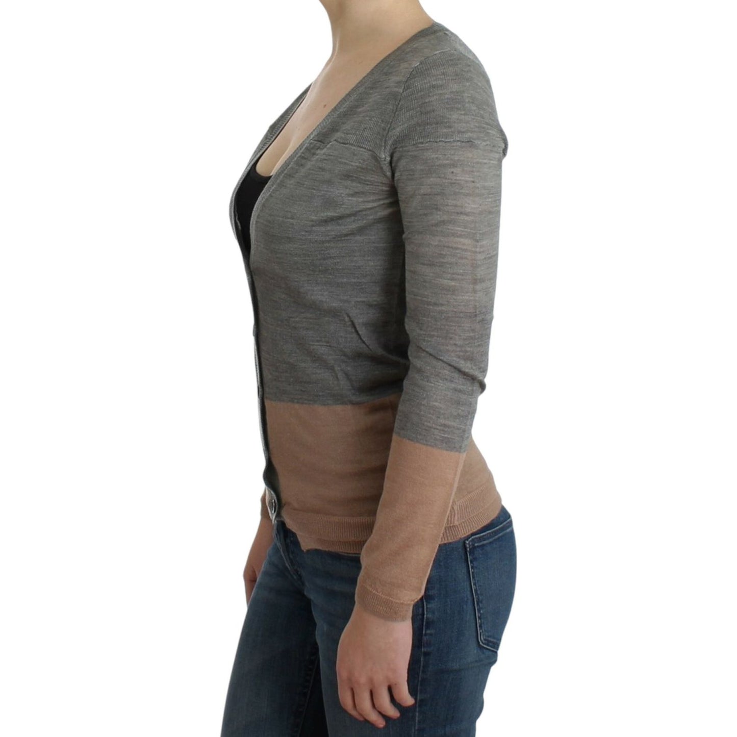 Costume National Gray lightweight cardigan