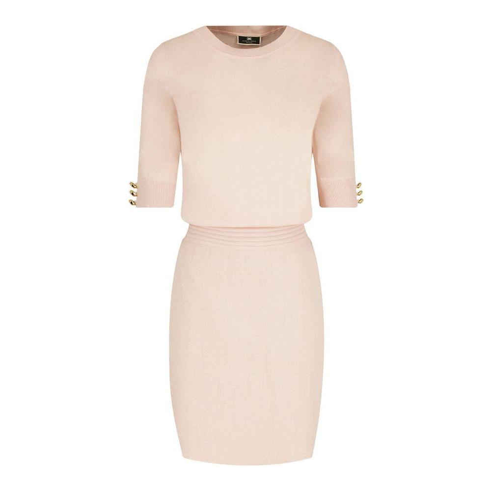 Elisabetta Franchi "Pink Viscose Women Dress" Elisabetta Franchi