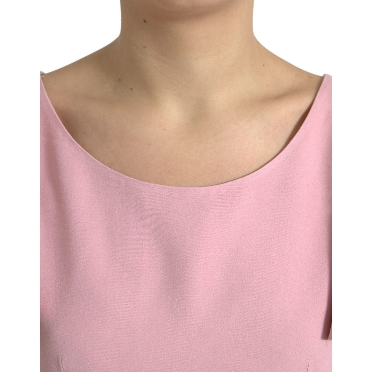 Dolce & Gabbana Chic Pink Bell Sleeve Top Dolce & Gabbana