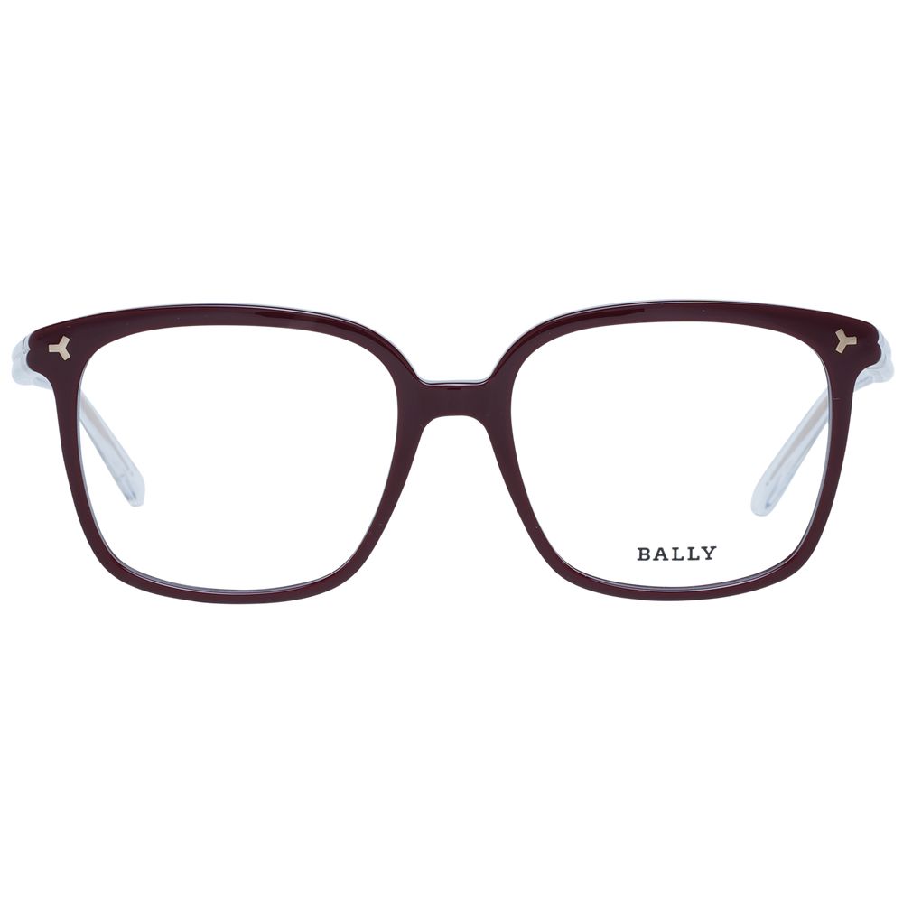 Bally Burgundy Plastic Glasses (Frames)