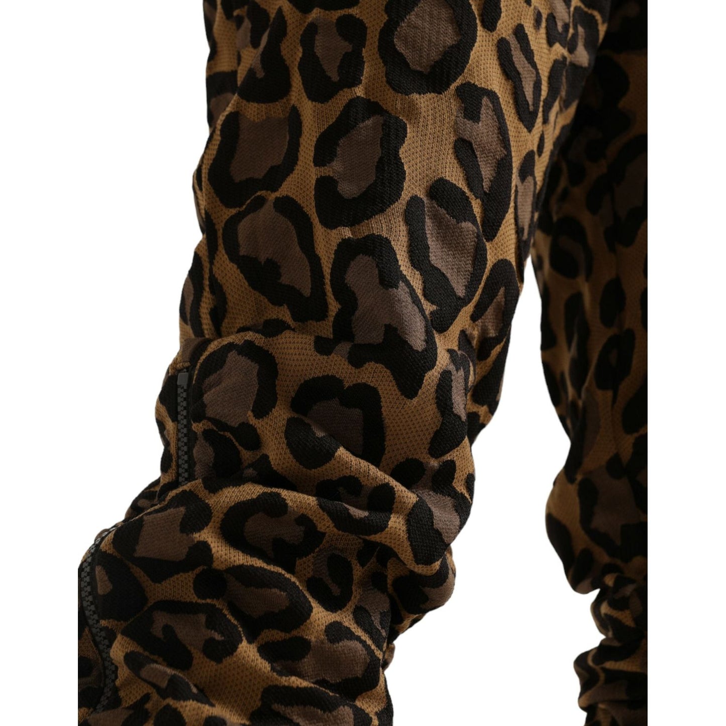 Dolce & Gabbana Chic Leopard Print Jogger Pants Dolce & Gabbana