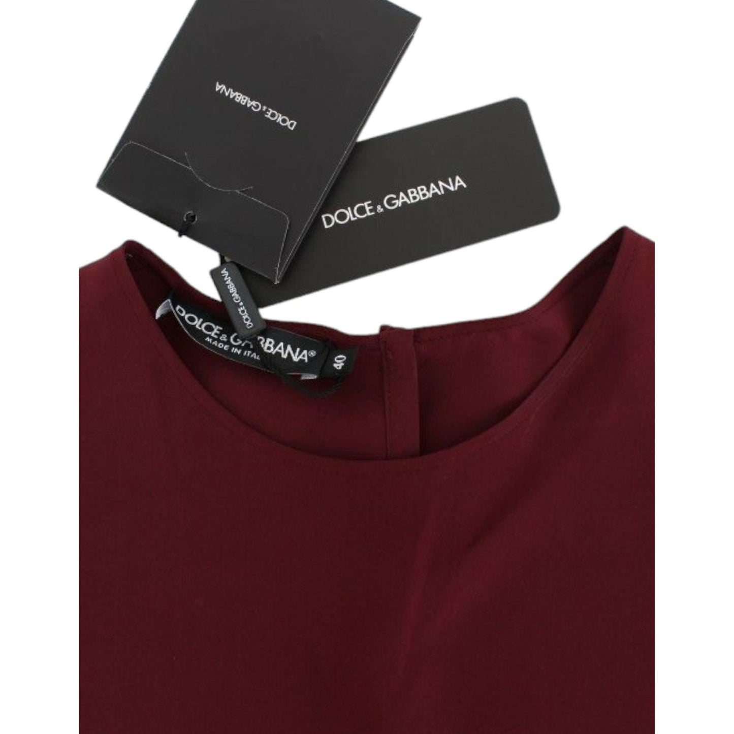 Dolce & Gabbana Enchanted Sicilian Silk Top Dolce & Gabbana