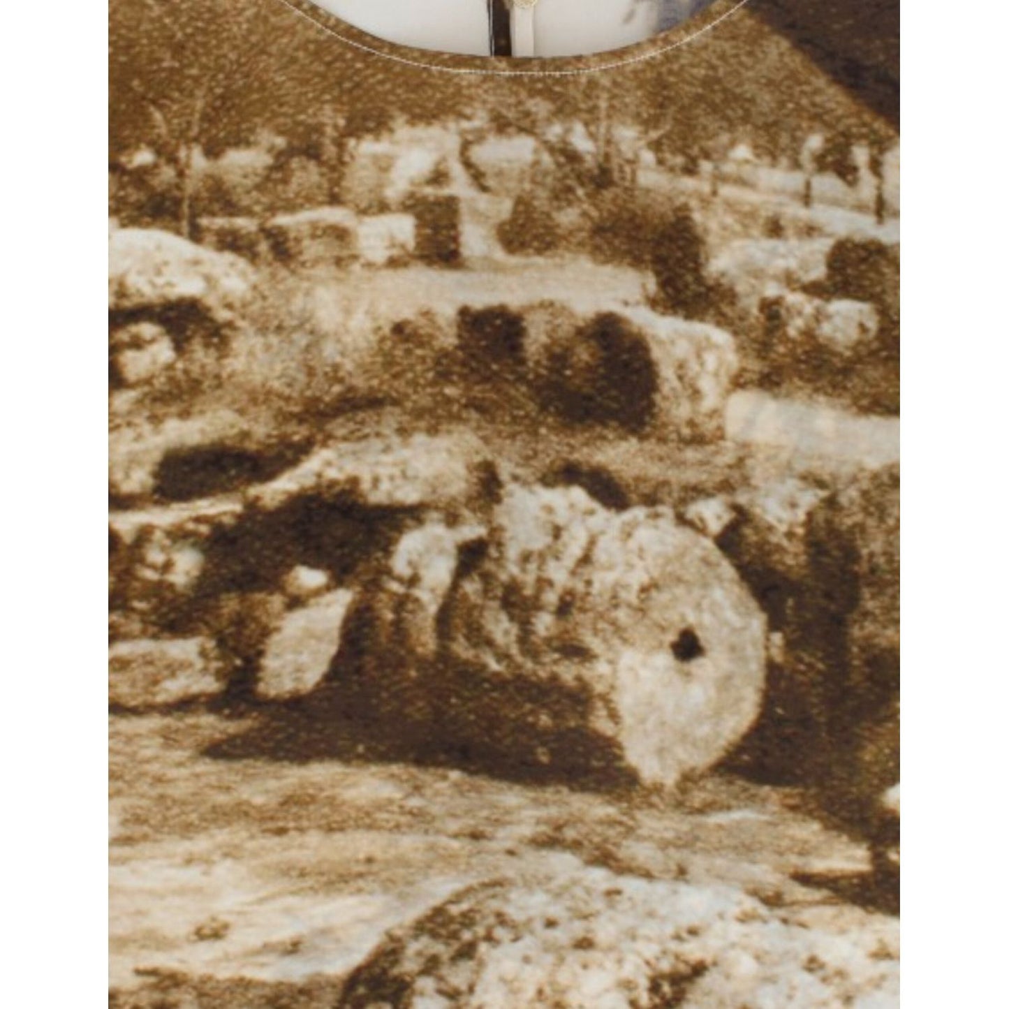 Dolce & Gabbana Brown Taormina silk blouse