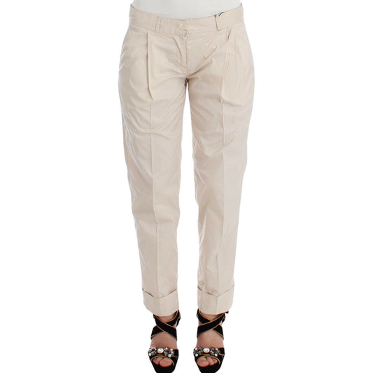 Ermanno Scervino Chic Beige Chino Pants - Elegance Redefined Jeans & Pants Ermanno Scervino