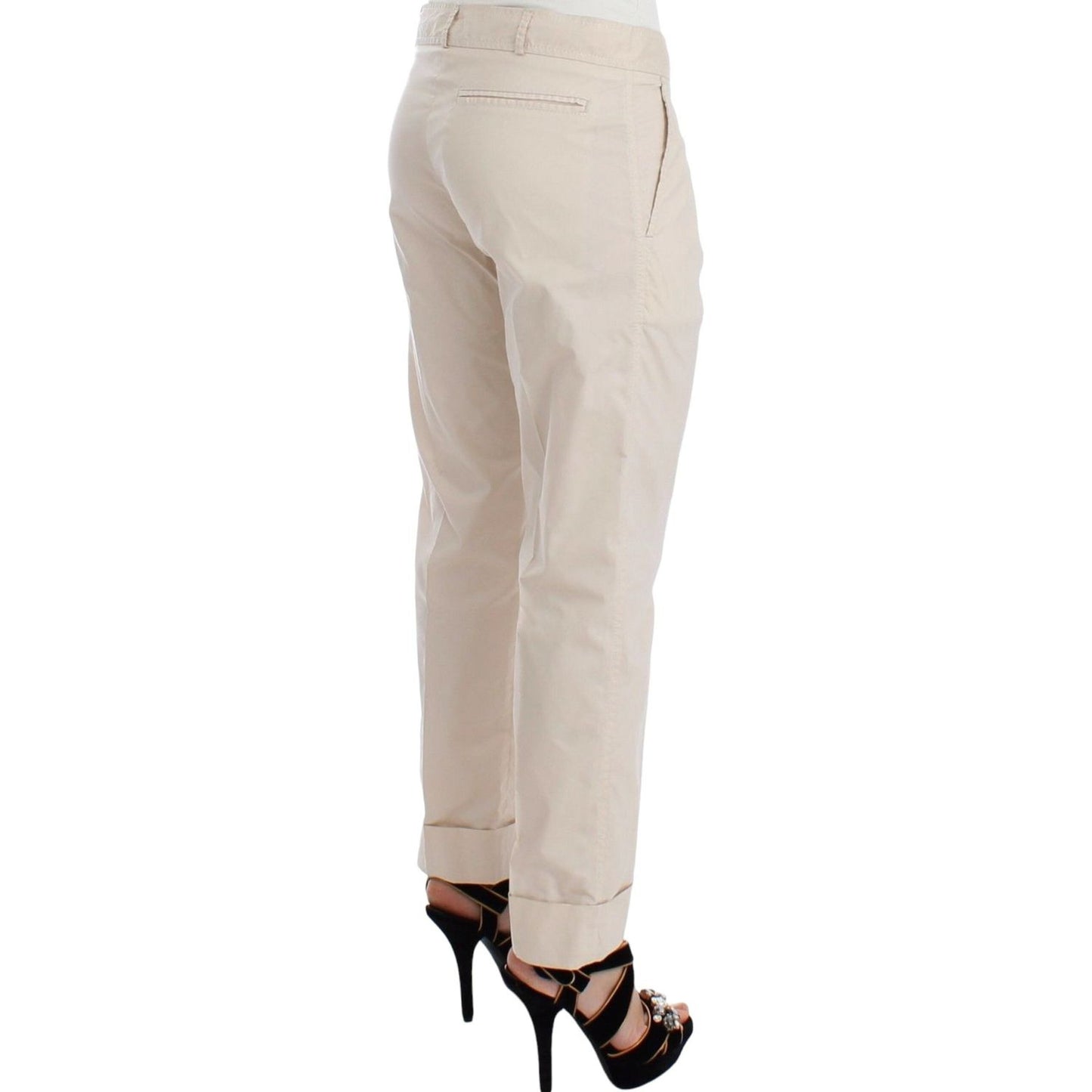 Ermanno Scervino Beige Chinos Casual Dress Pants Khakis