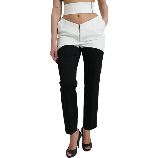 Dolce & Gabbana High Waist Tapered Chic Pants Dolce & Gabbana