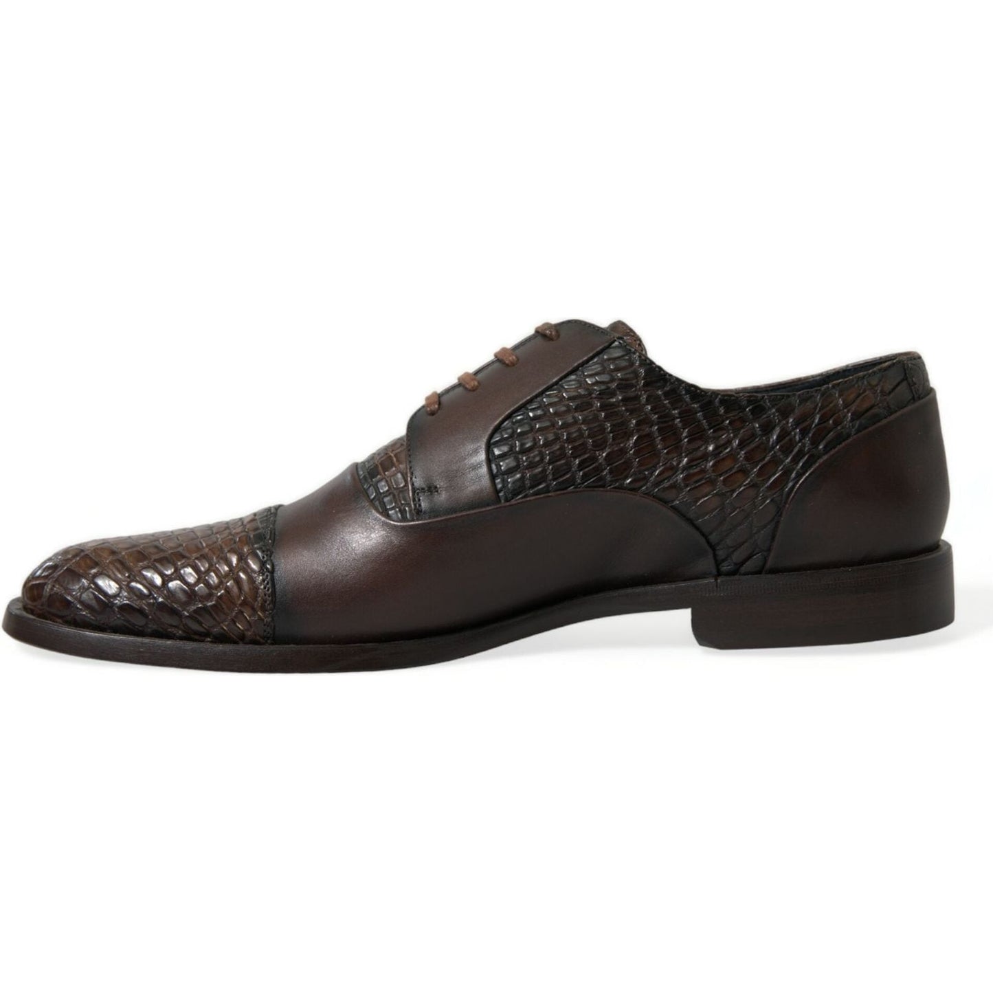 Dolce & Gabbana Elegant Textured Leather Oxford Dress Shoes Dolce & Gabbana