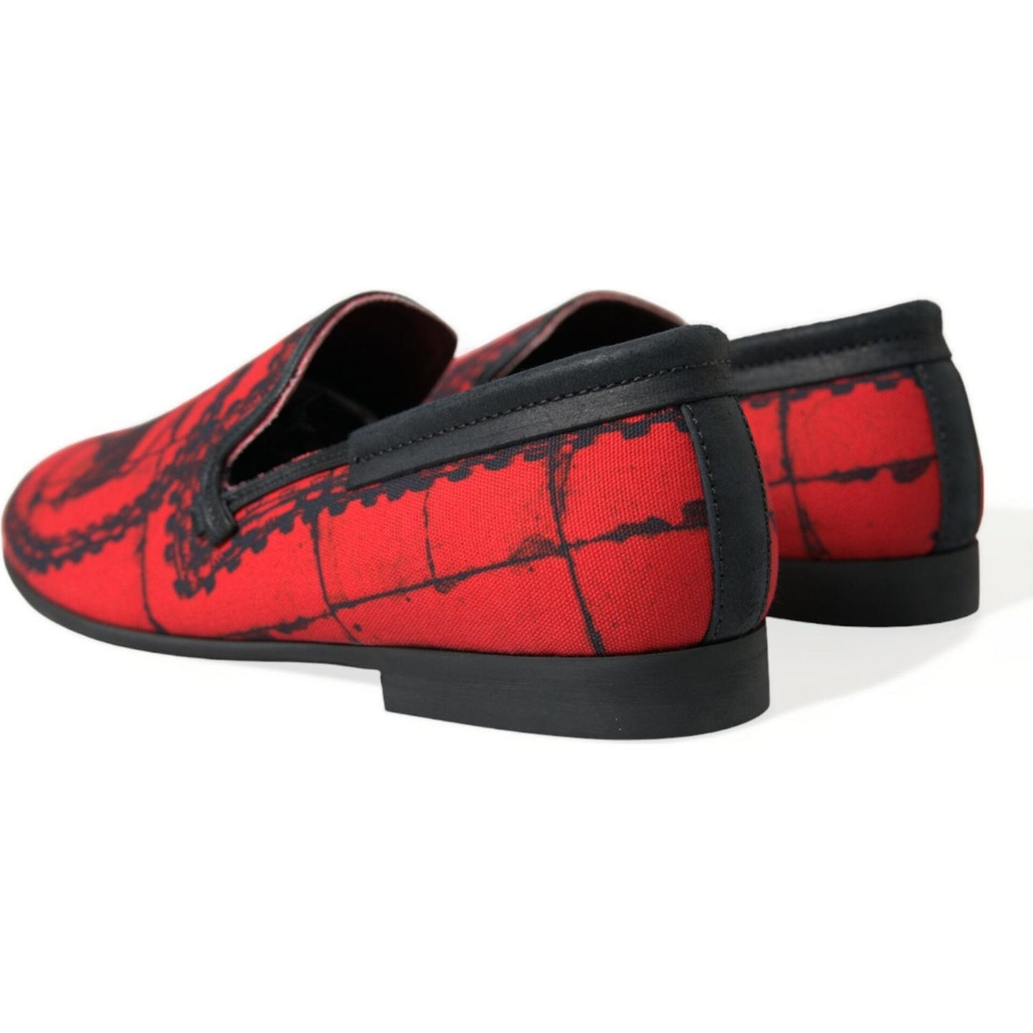 Dolce & Gabbana Torero-Inspired Luxe Red & Black Loafers Dolce & Gabbana