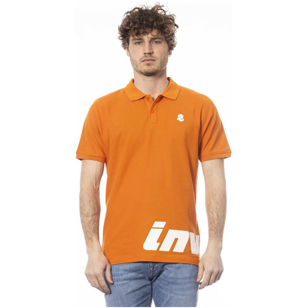 Invicta Orange Cotton Men Polo Shirt Invicta