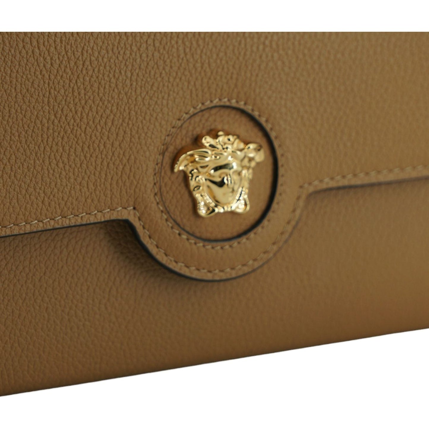 Versace Elegant Calf Leather Wallet with Medusa Logo Versace