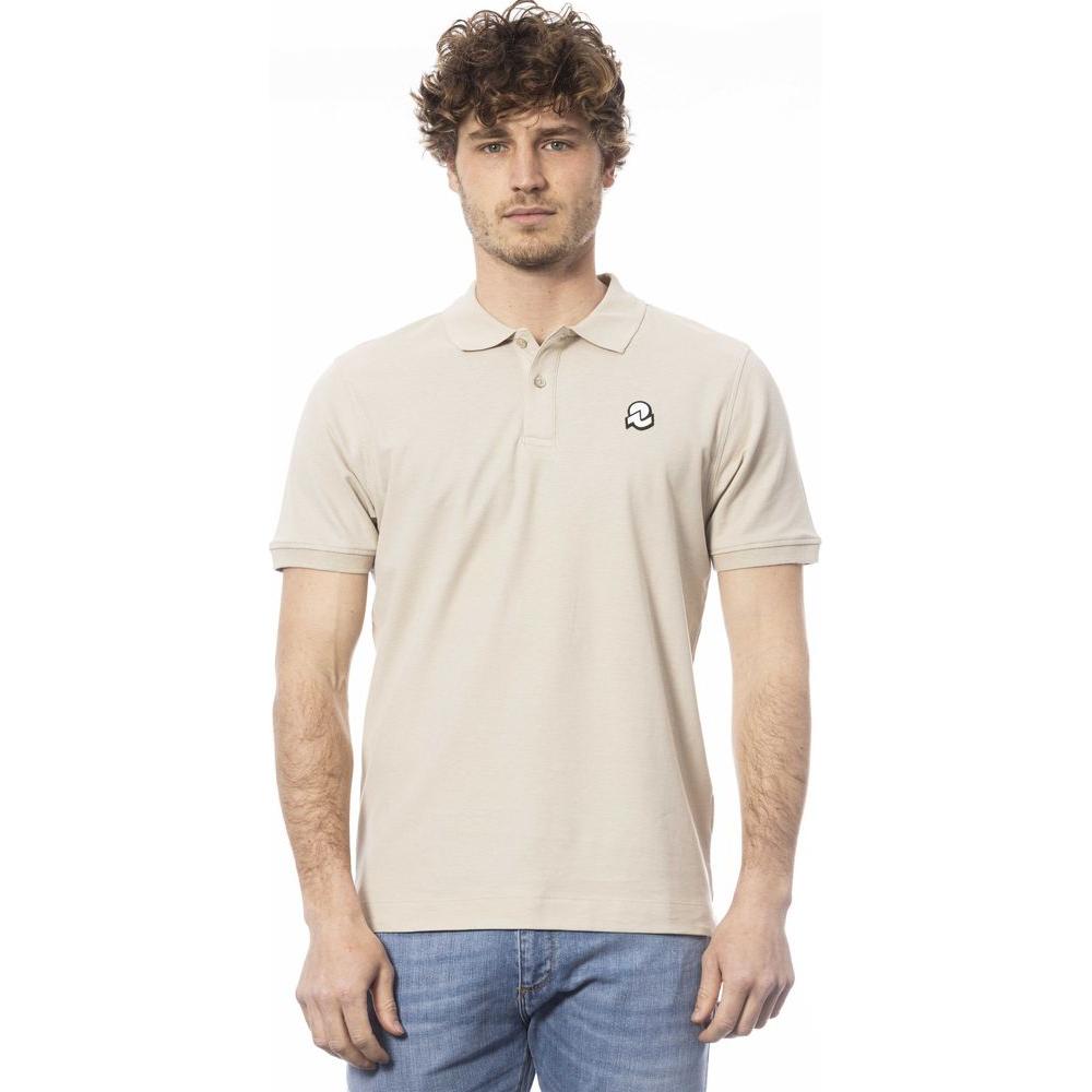 Invicta Beige Cotton Men Polo Shirt Invicta