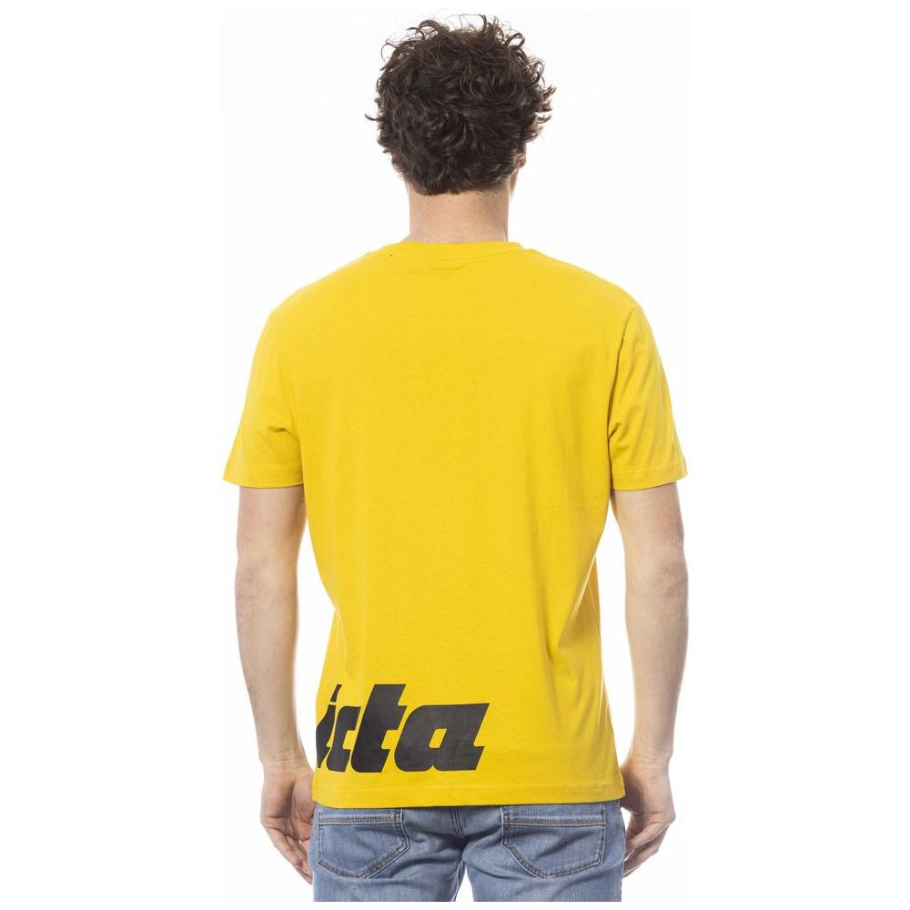 Invicta Yellow Cotton Men T-Shirt Invicta