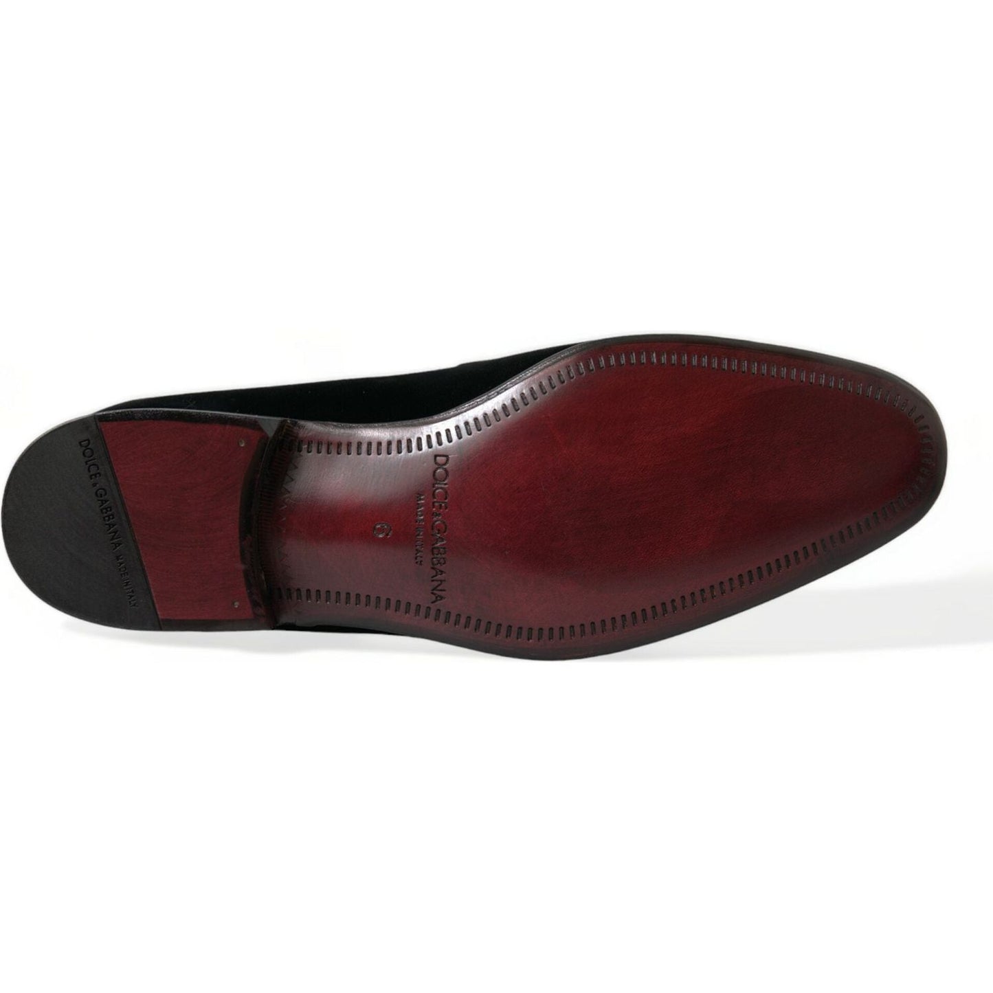 Dolce & Gabbana Elegant Black Velvet Loafers - Men's Luxury Footwear Dolce & Gabbana