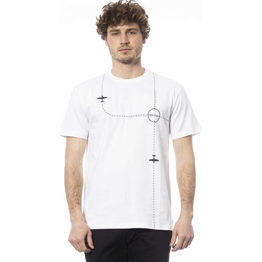 Trussardi White Cotton Men T-Shirt Trussardi