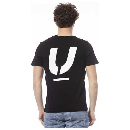 Ungaro Sport Black Cotton Men T-Shirt