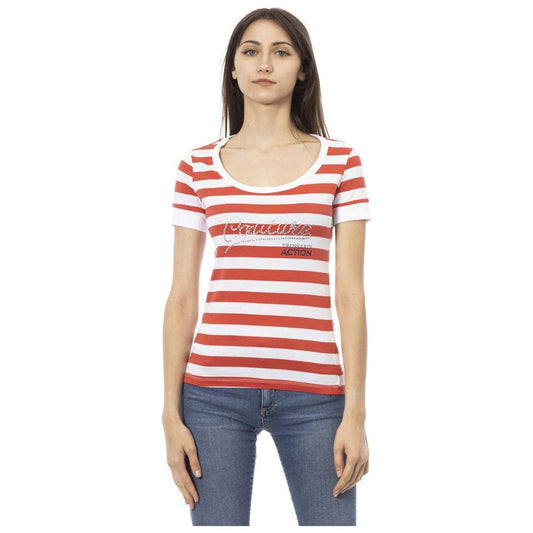 Trussardi Action Multicolor Cotton Women T-Shirt Trussardi Action