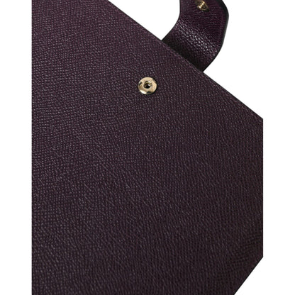 Dolce & Gabbana Dark Brown Leather Logo Plaque Cover Sleeve Tablet Case 1728,67345645728,Accessories,Bags,Brown,Dolce & Gabbana,Leather Accessories - Women - Bags,Material: 100% Leather,metal hardware,New with tags,Other Accessories - Accessories,Women,Wo