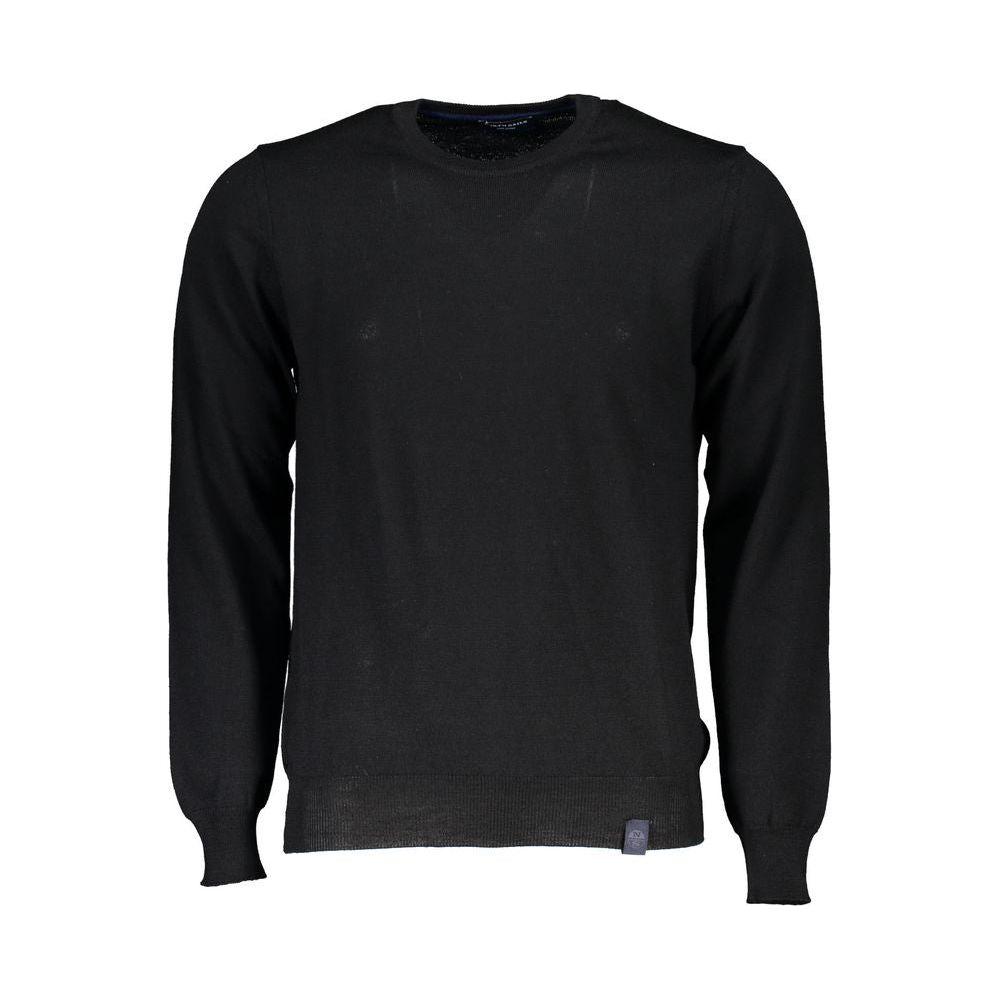 North Sails Black Fabric Men Sweater North Sails