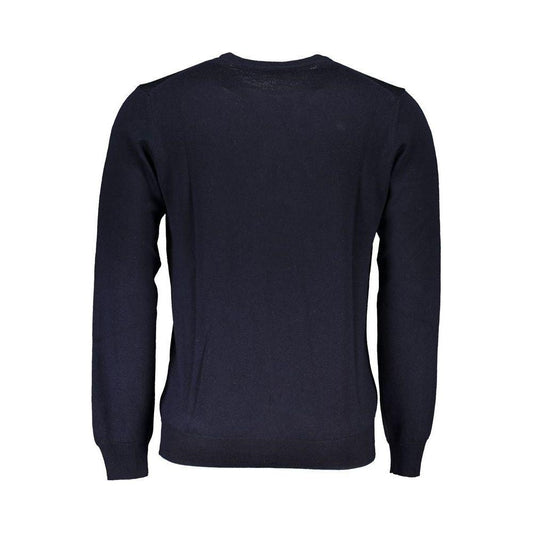 North Sails Blue Fabric Men Sweater North Sails