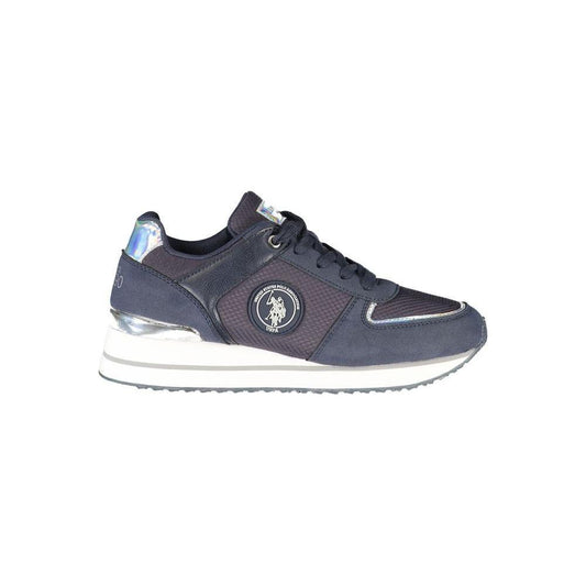 U.S. POLO ASSN. Blue Polyester Women Sneaker U.S. POLO ASSN.