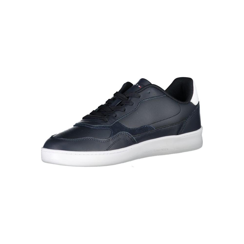 Tommy Hilfiger Blue Polyethylene Men Sneaker Tommy Hilfiger