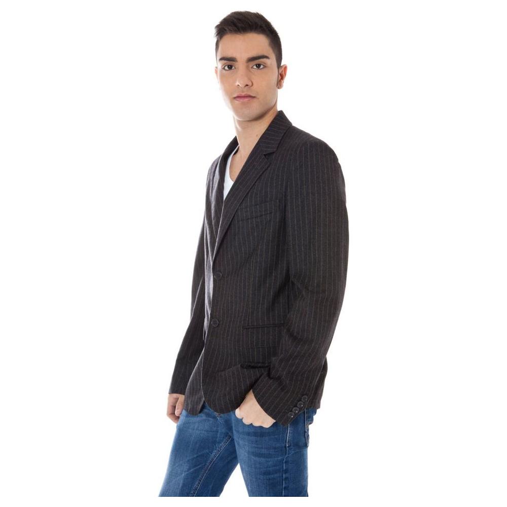 Calvin Klein Sleek Wool Blend Designer Jacket Calvin Klein