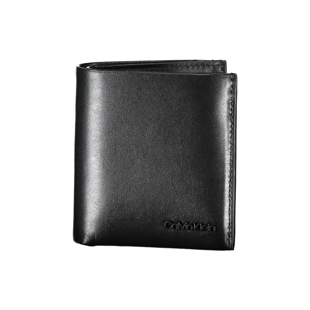 Calvin Klein Sleek Black Leather RFID Wallet Calvin Klein