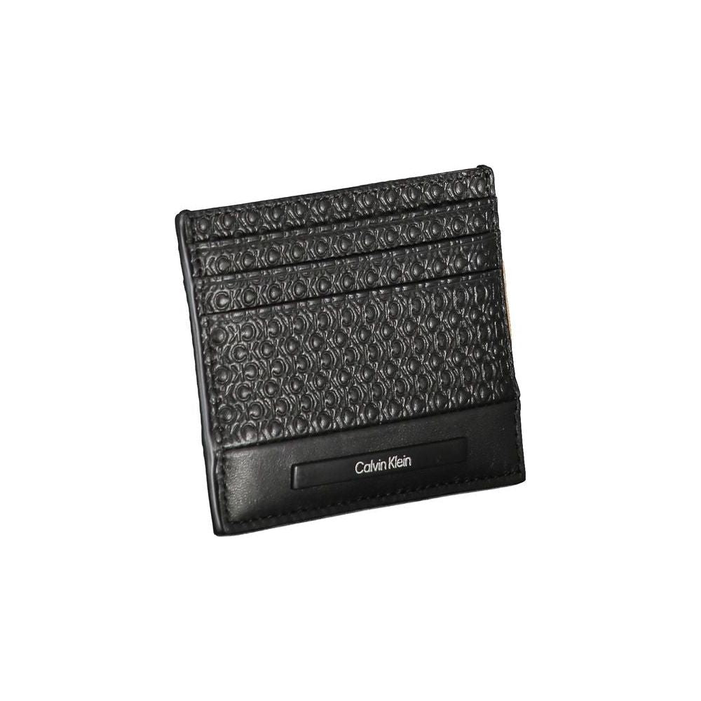 Calvin Klein Sleek Black Contrast Card Holder