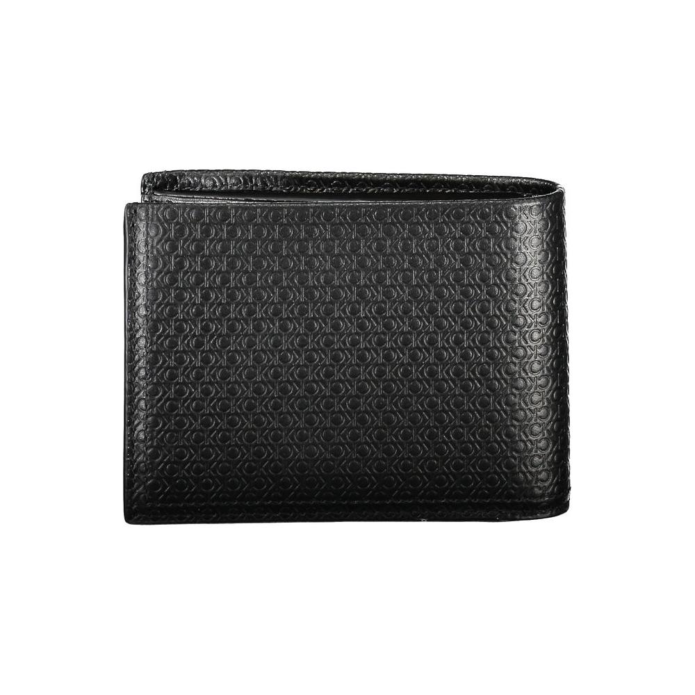 Calvin Klein Sleek Black Leather Bifold Wallet with RFID Block Calvin Klein