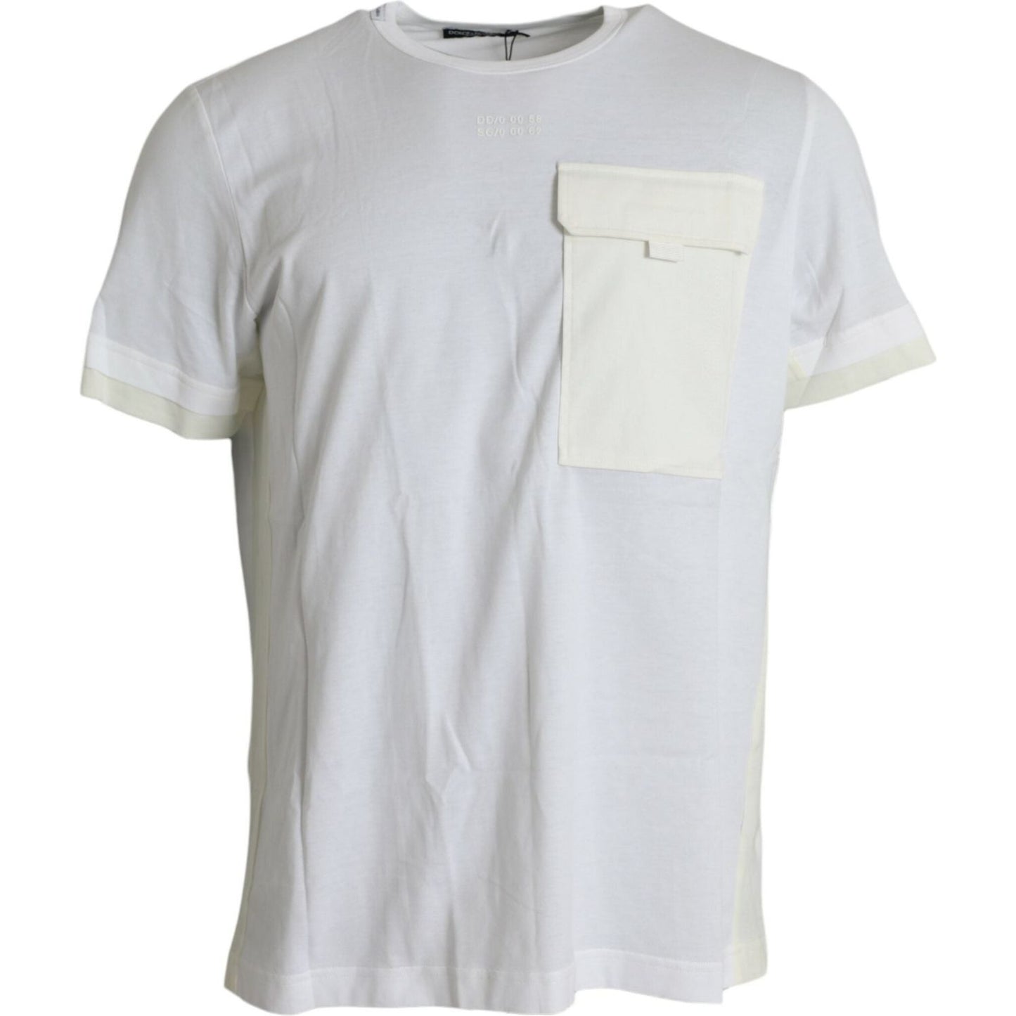 Dolce & Gabbana Elegant White Crew Neck Cotton Tee Dolce & Gabbana