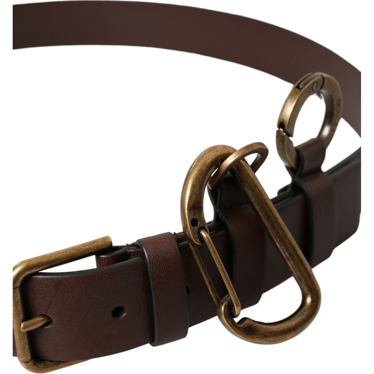 Dolce & Gabbana Elegant Calf Leather Belt with Metal Buckle Closure Dolce & Gabbana