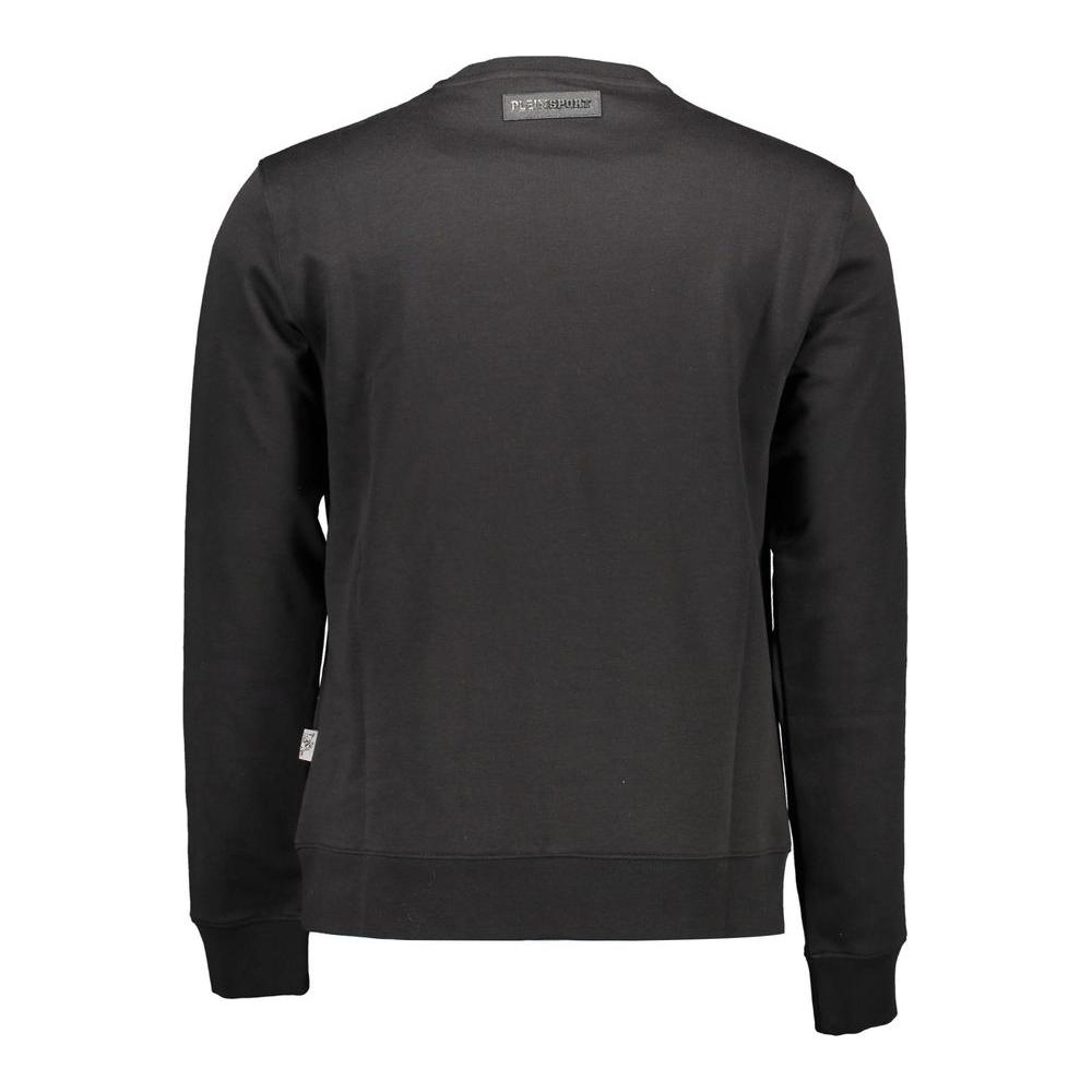 Plein Sport Sleek Long-Sleeve Sweatshirt with Contrast Details Plein Sport