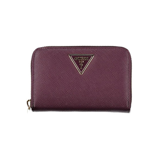 Guess Jeans Elegant Purple Wallet for Stylish Essentials Guess Jeans