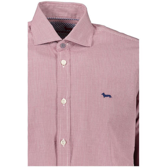 Harmont & Blaine Chic Pink Narrow Fit Long Sleeve Shirt Harmont & Blaine