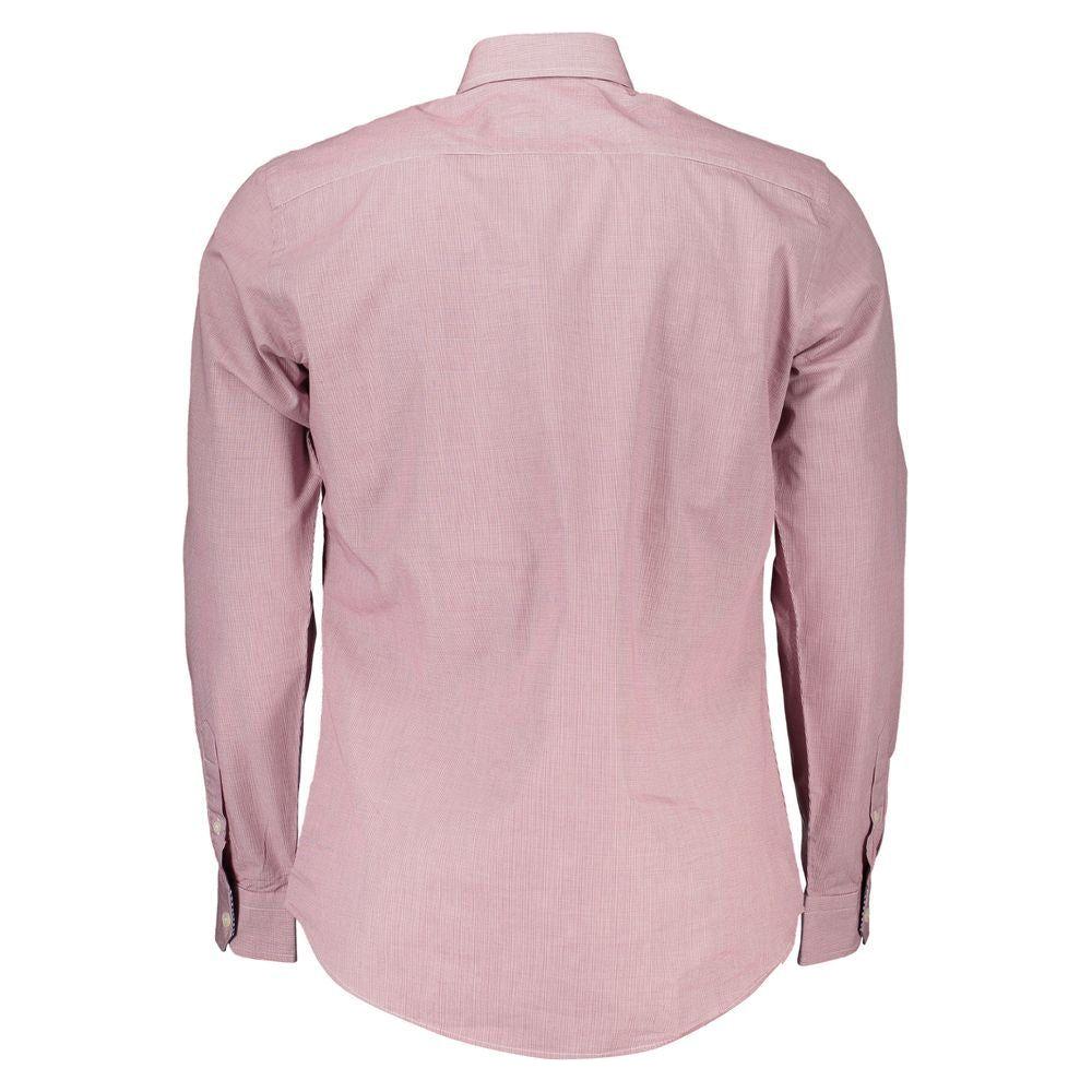 Harmont & Blaine Chic Pink Narrow Fit Long Sleeve Shirt Harmont & Blaine