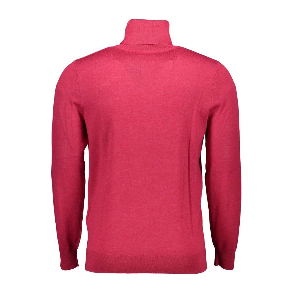 Gant Elegant Pink Turtleneck Sweater in Pure Wool Gant