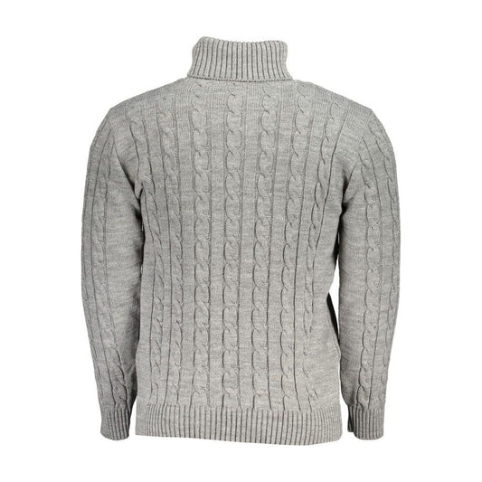 U.S. Grand Polo Turtleneck Twisted Neck Men's Sweater U.S. Grand Polo