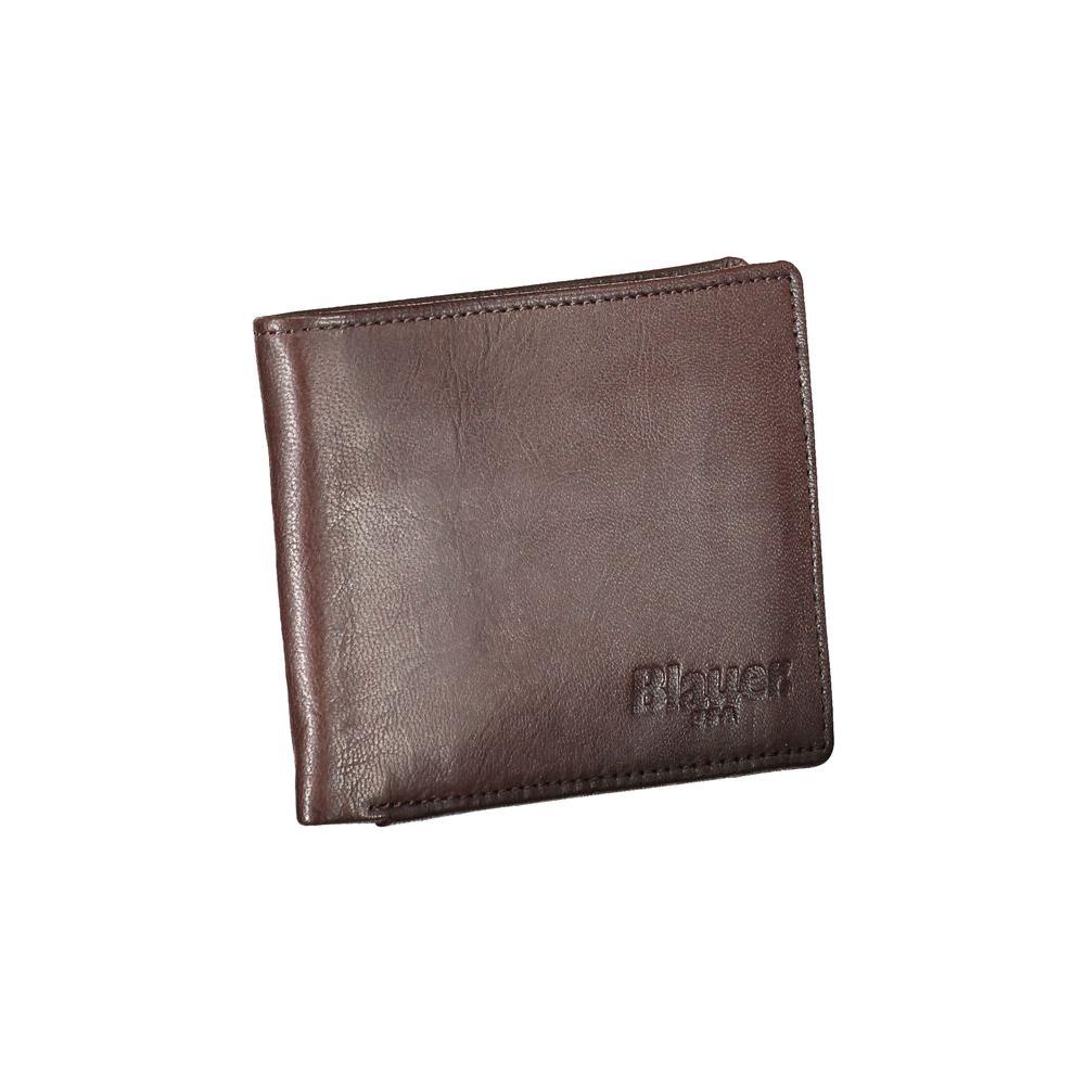 Blauer Elegant Leather Bi-Fold Men's Wallet Blauer