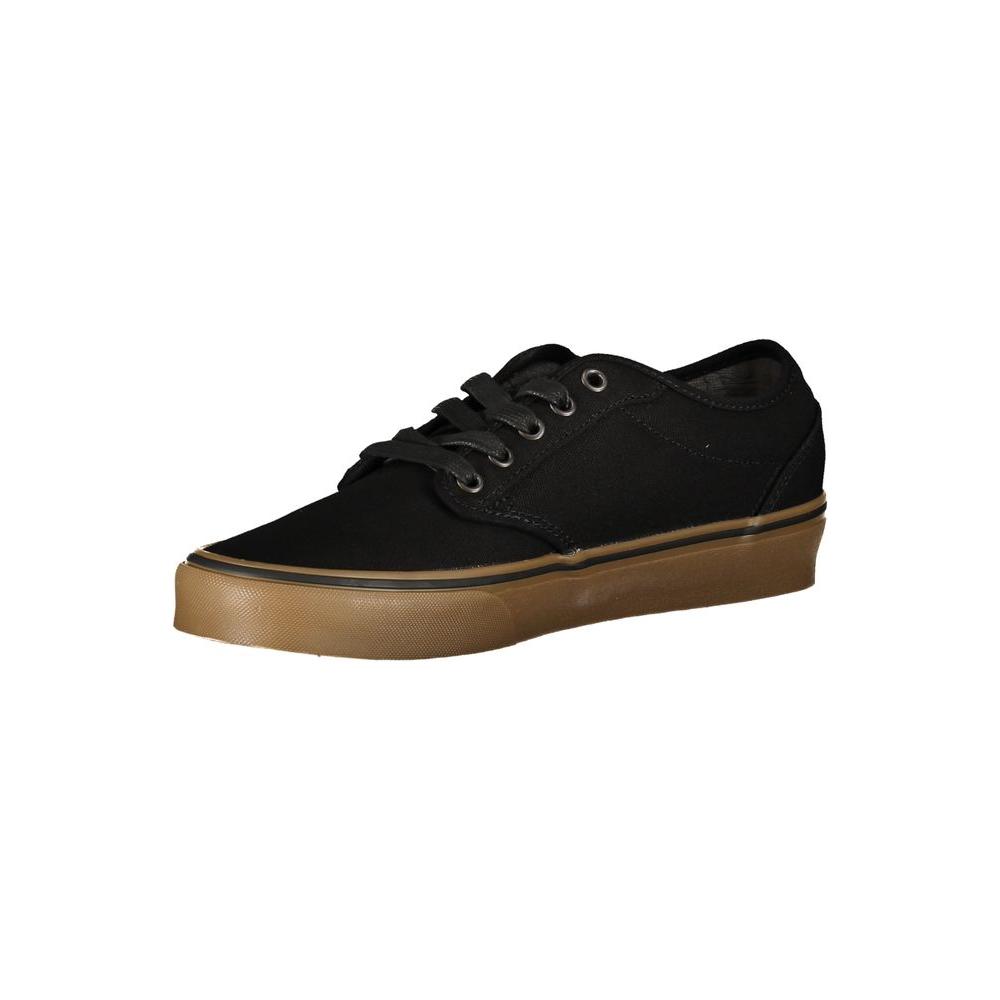 Vans Sleek Black Lace-Up Sports Sneakers Vans